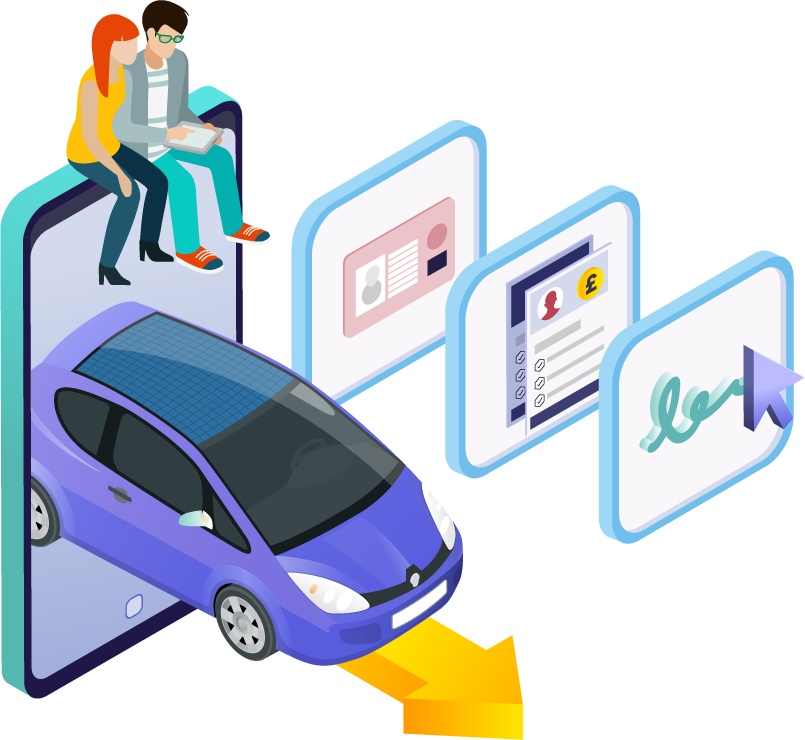 contactless car finance at home