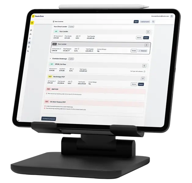 Direct Lender functionality by Evolution Funding