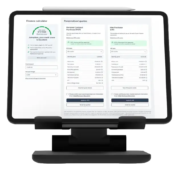 Evolution Smart Calculator for personalised finance quotes