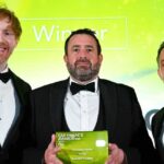 Duncan Josey receiving Car Finance Innovation Award 2026